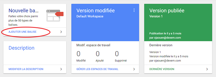 Ajouter une balise Google Tag Manager