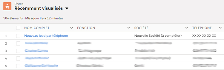 Call Tracking Sales force - Créez automatiquement de nouvelles pistes pour vos leads par téléphone