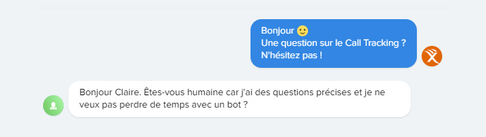 Un visiteur Dexem au sujet des Chatbots et Callbots